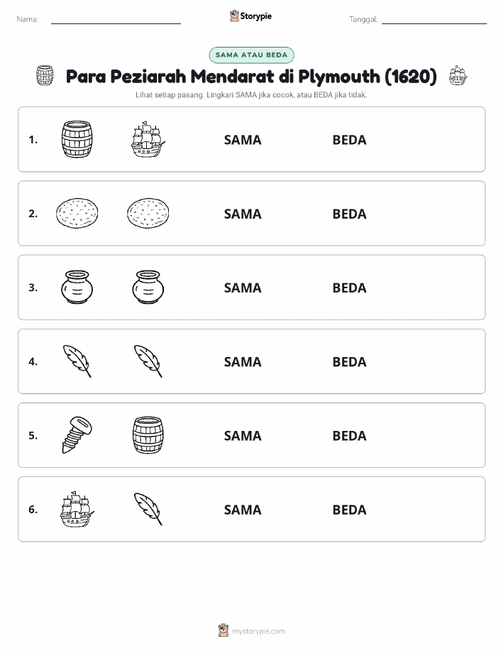 Sama atau Berbeda
