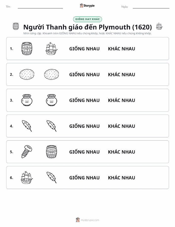 Giống Hay Khác