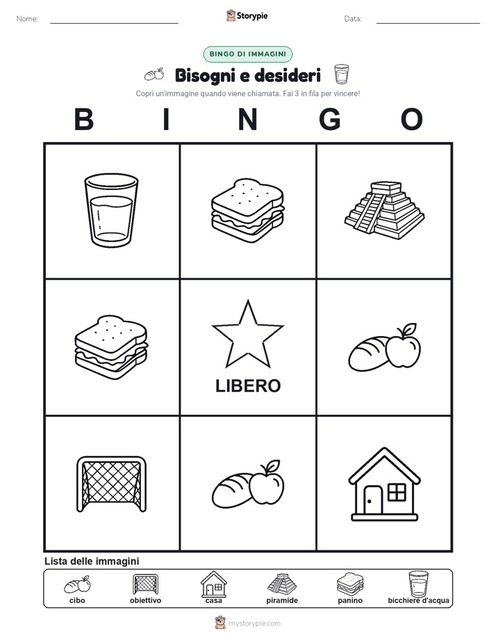 Bingo delle Immagini