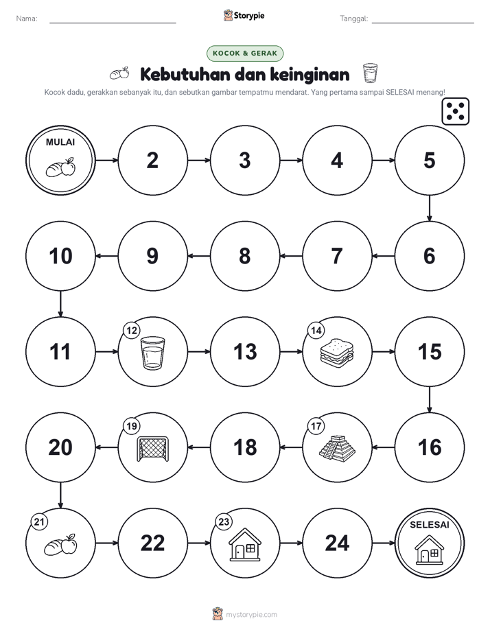 Permainan Gulung & Pindah