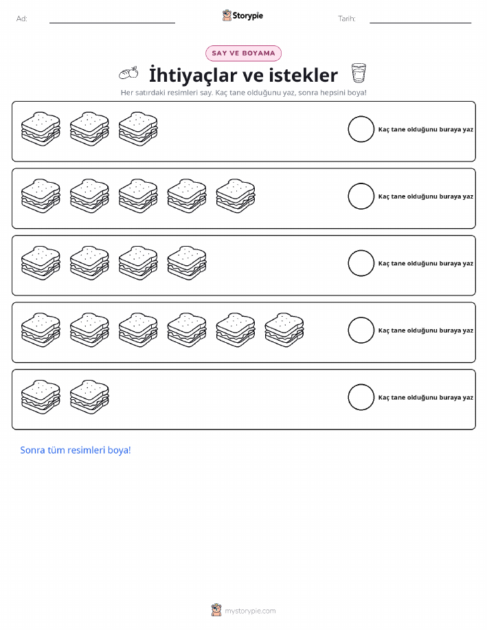 Say & Renklendir
