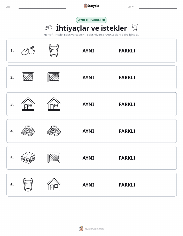 Aynı mı Farklı mı