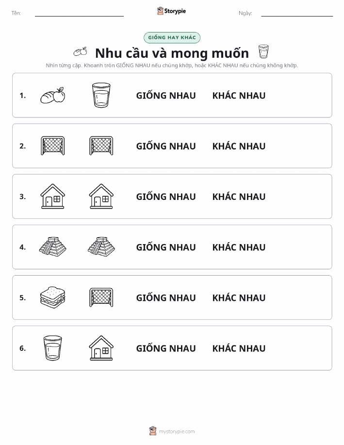 Giống Hay Khác