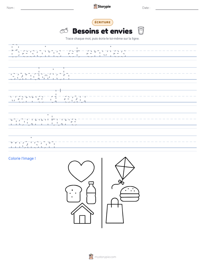 Pratique d'écriture