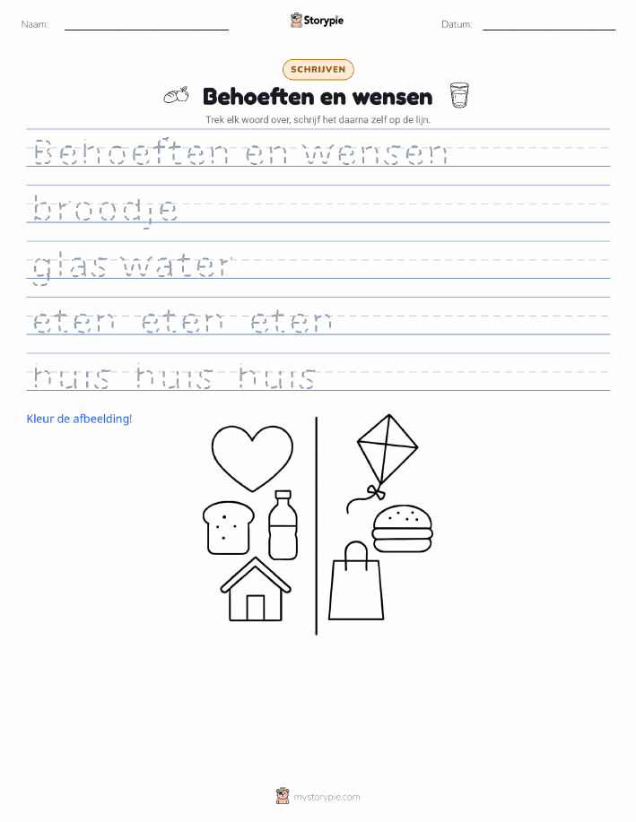 Schrijf Oefening