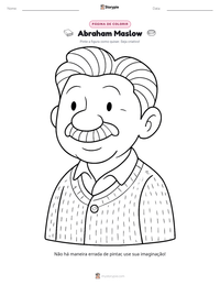 Prévia da folha de atividades imprimível Abraham Maslow