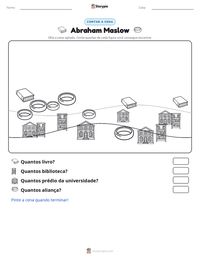 Prévia da folha de atividades imprimível Abraham Maslow