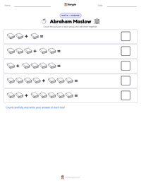 Abraham Maslow printable worksheet preview