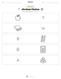 Abraham Maslow printable worksheet preview