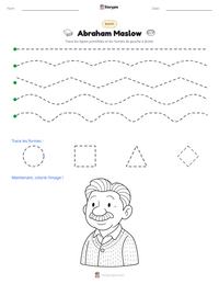 Aperçu de la feuille de travail imprimable Abraham Maslow