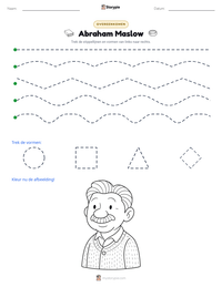 Abraham Maslow afdrukbare werkblad voorbeeld