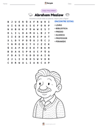 Prévia da folha de atividades imprimível Abraham Maslow