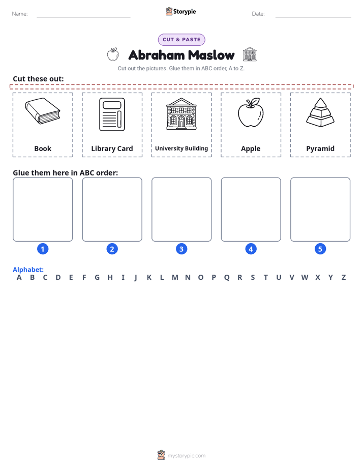 Cut & Paste Alphabet