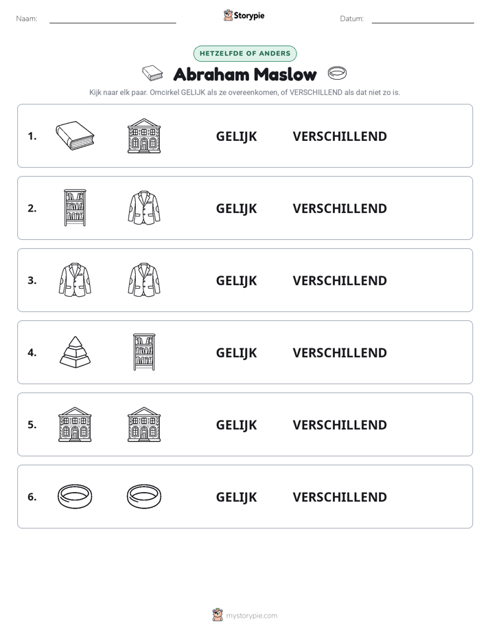 Zelfde of Verschillend