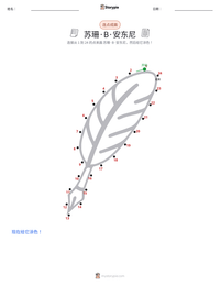 苏珊·安东尼 可打印工作表预览