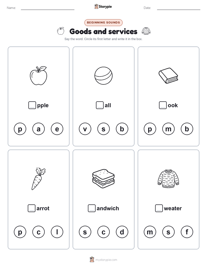 Beginning Sounds