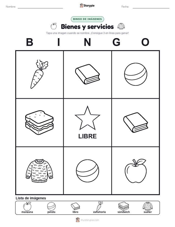 Bingo de Imágenes