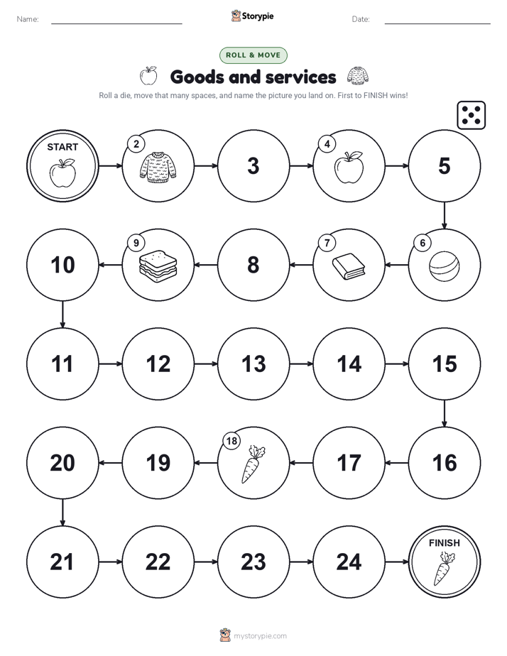 Roll & Move Game