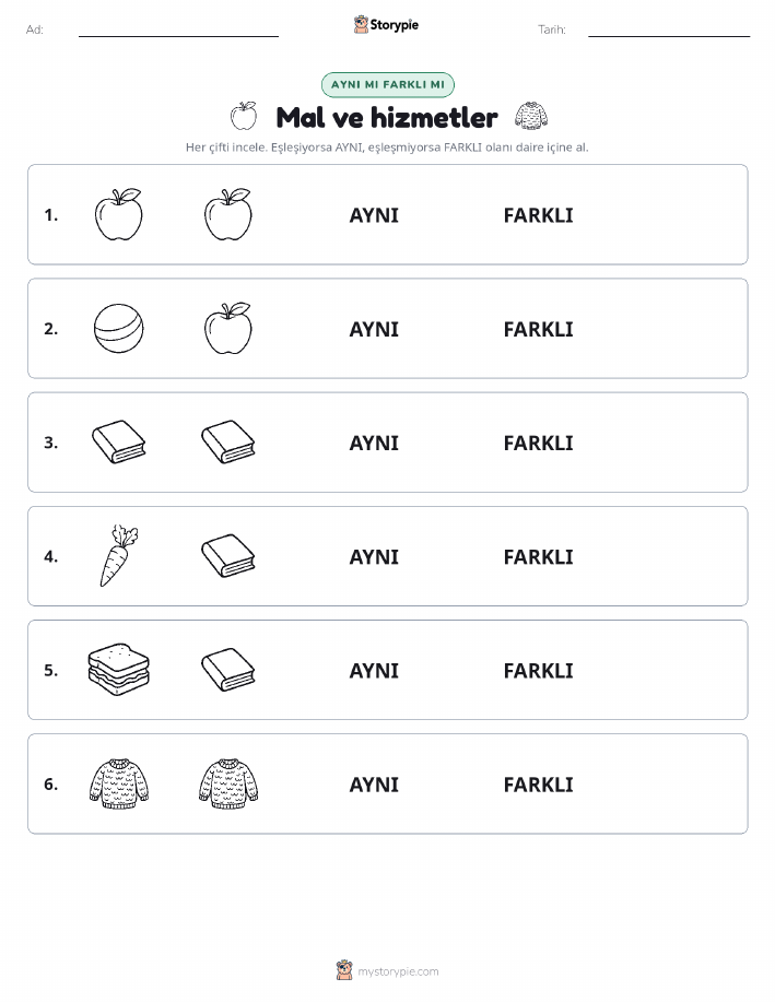 Aynı mı Farklı mı