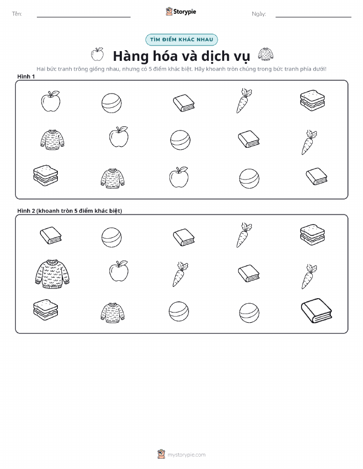 Tìm Sự Khác Biệt
