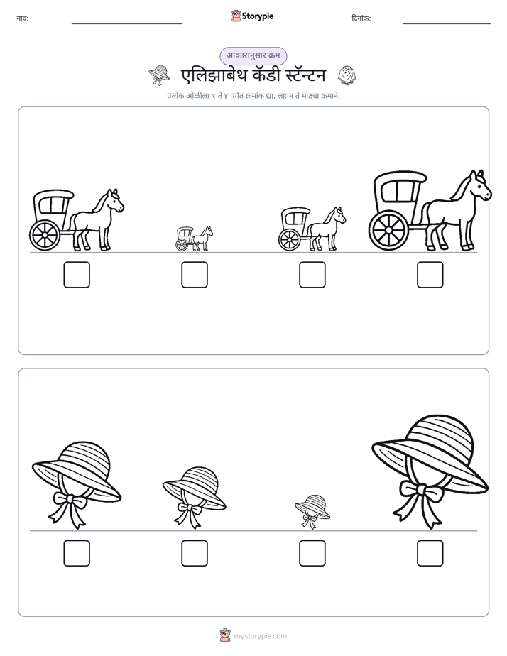 आकार क्रम