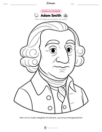Anteprima della scheda stampabile di Adam Smith