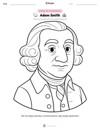 Podgląd drukowalnego arkusza ćwiczeń Adam Smith