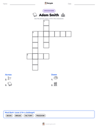 Adam Smith printable worksheet preview