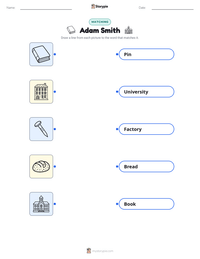 Adam Smith printable worksheet preview