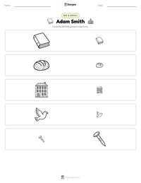 Adam Smith printable worksheet preview