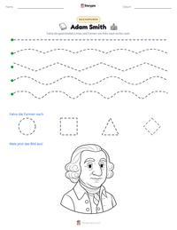 Adam Smith druckbare Arbeitsblatt Vorschau