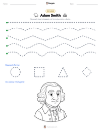 Anteprima della scheda stampabile di Adam Smith