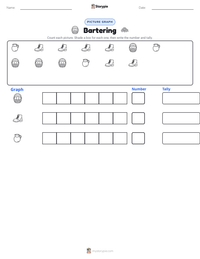 Bartering printable worksheet preview