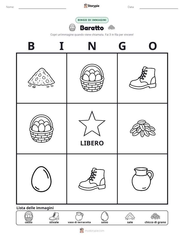 Bingo delle Immagini