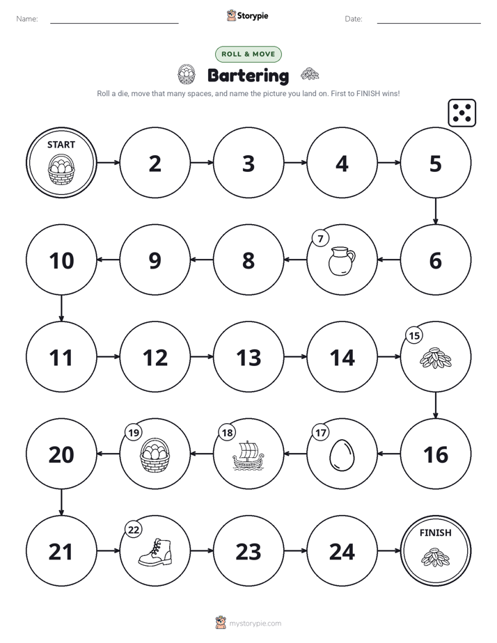 Roll & Move Game
