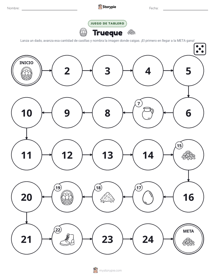Juego de Rueda y Avanza