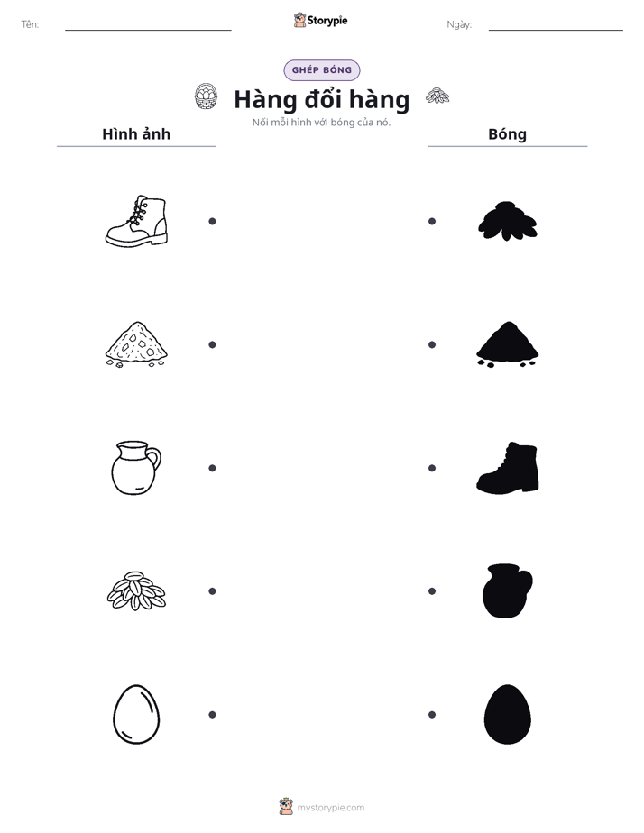 Ghép Hình Bóng