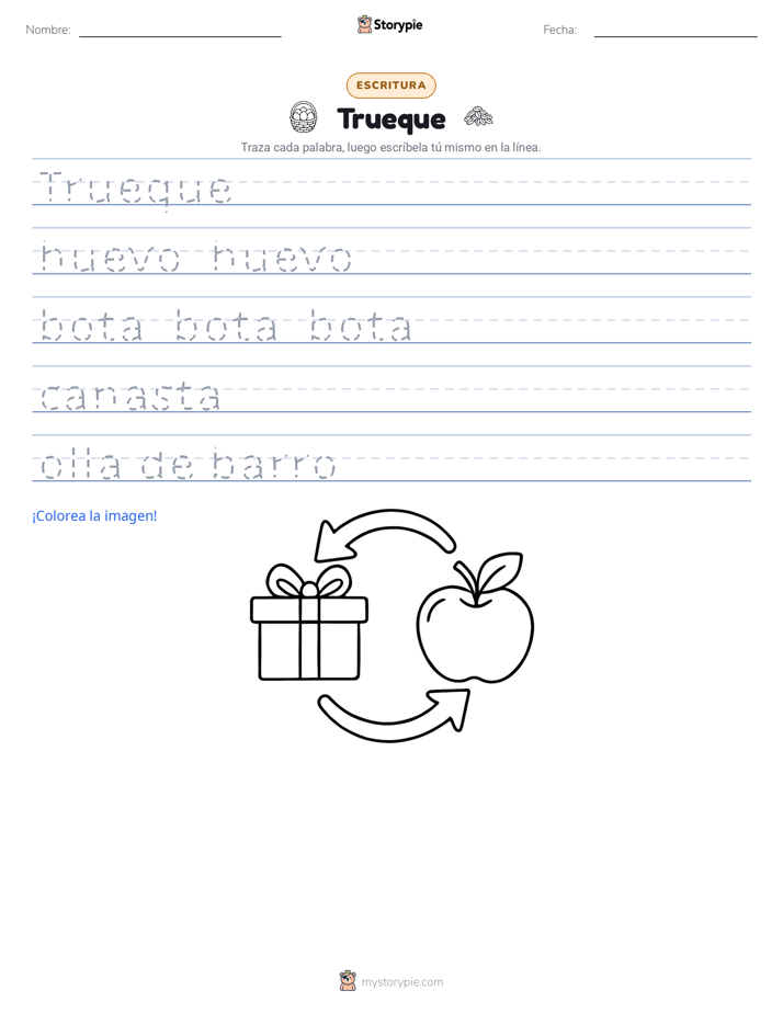 Práctica de Escritura