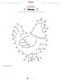 Money printable worksheet preview
