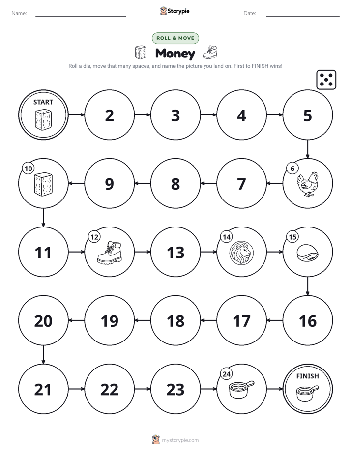 Roll & Move Game