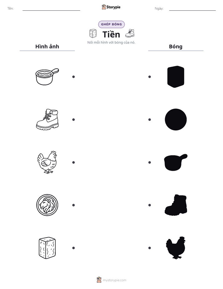Ghép Hình Bóng
