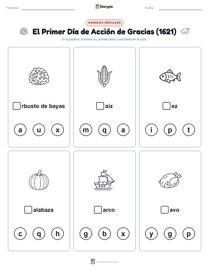 Sonidos Iniciales