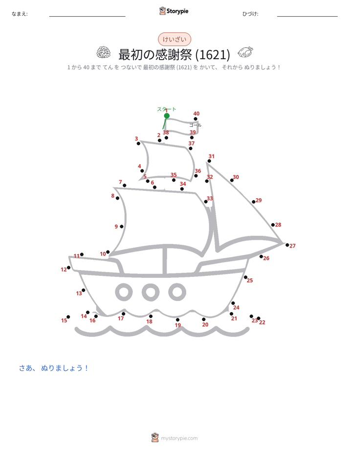 点つなぎ