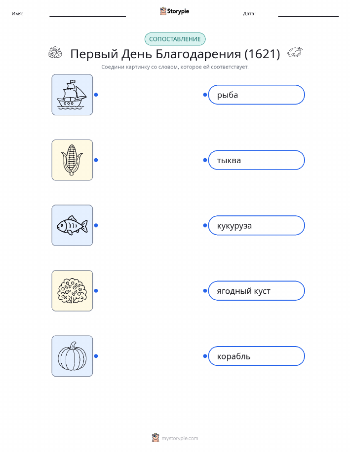Сопоставление картинок
