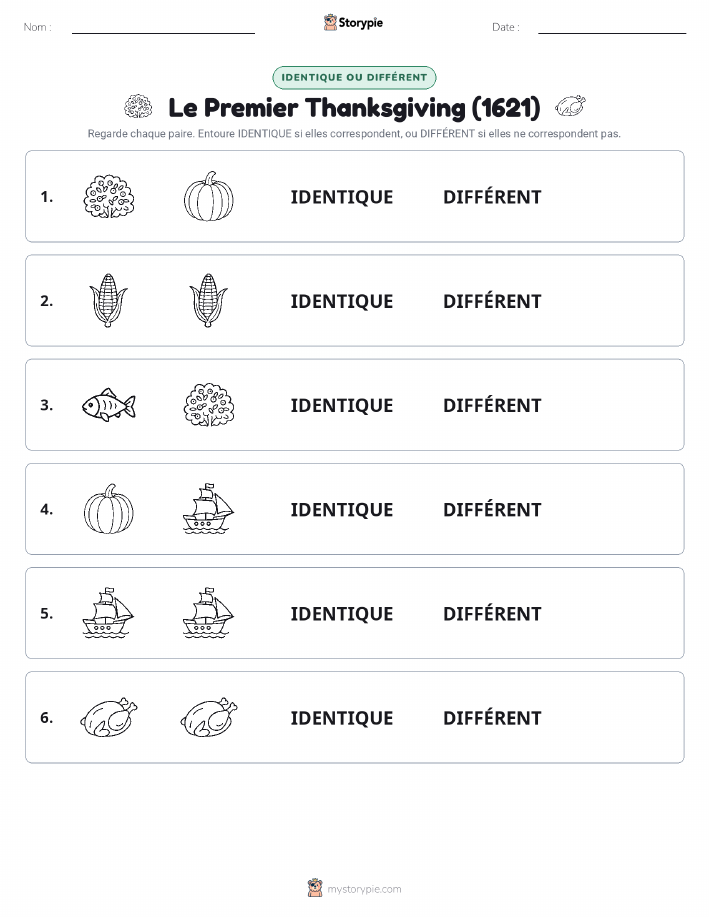 Identique ou Différent