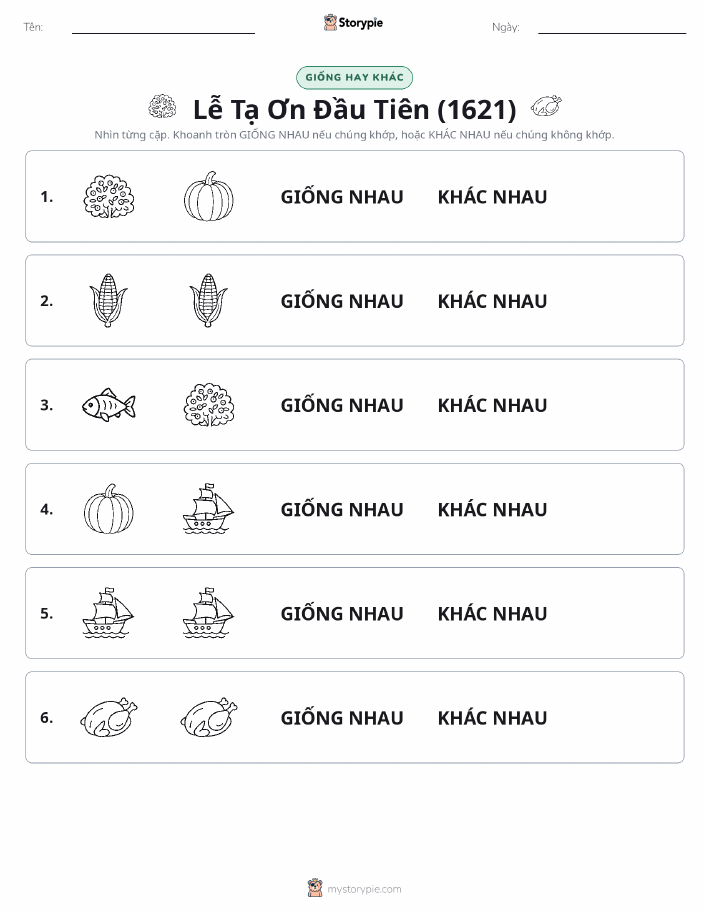 Giống Hay Khác