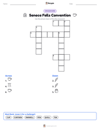 Seneca Falls Convention printable worksheet preview
