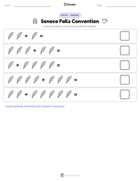 Seneca Falls Convention printable worksheet preview