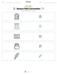 Seneca Falls Convention printable worksheet preview