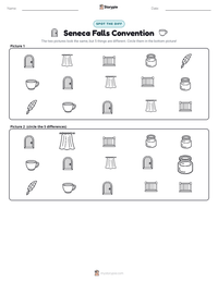Seneca Falls Convention printable worksheet preview